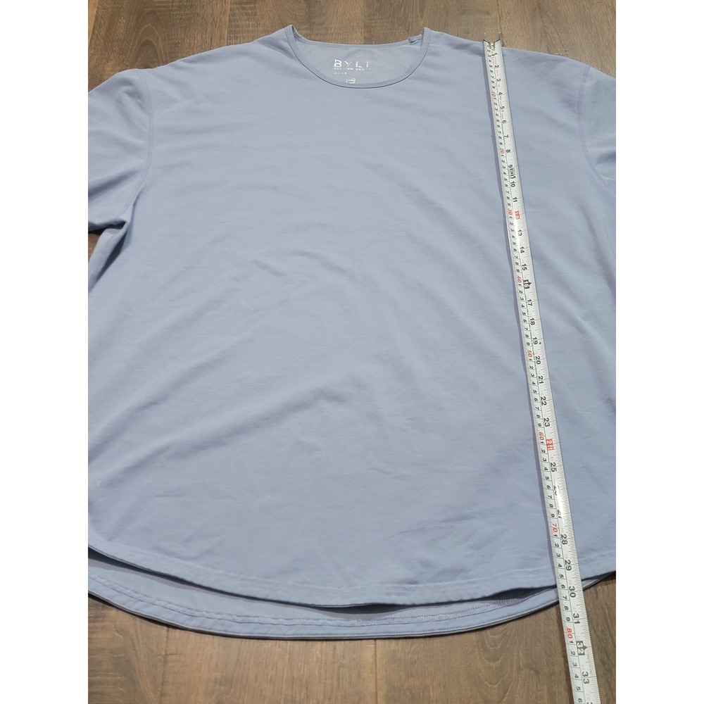 Lot of 2 BYLT Premium Basics Men XXXL Drop Cut Lux Crew Neck and V-Neck Shirts